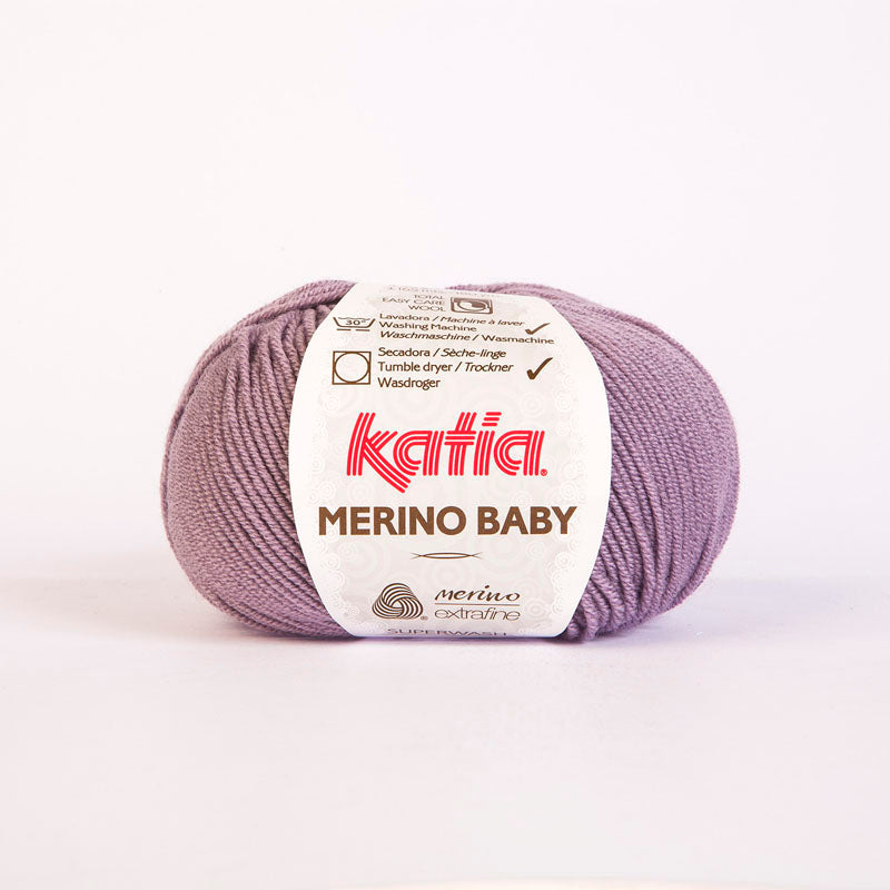 STRICKSET: Pullover für Damen im Zopfmuster aus Baby Merino von Katia zum Stricken - Beemohr