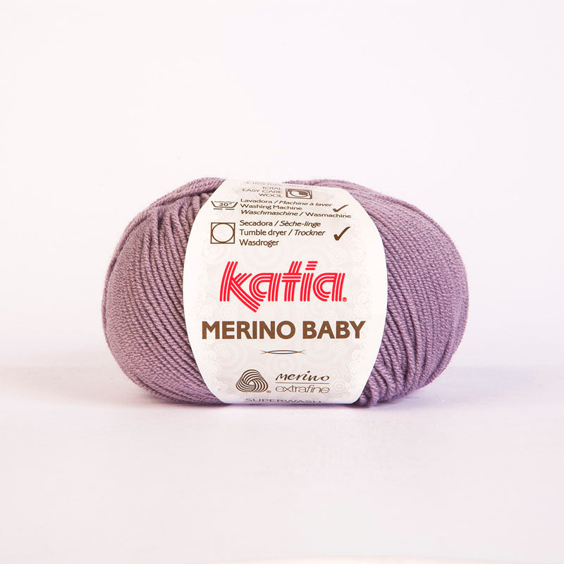 STRICKSET: Babydecke aus Baby Merino von Katia zum Stricken - Beemohr