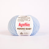 STRICKSET: Babydecke aus Baby Merino von Katia zum Stricken - Beemohr