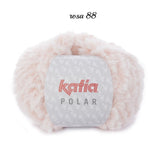 Polar yarn rose for a cap - Beemohr