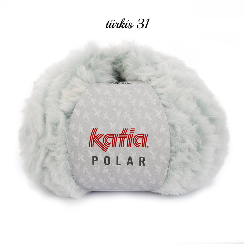 KNIT KIT: Flauschiger Mantel gestrickt aus Polar Wolle von Katia - Beemohr