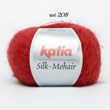 KNIT KIT: Lace Schal gehäkelt aus Mohair mit Seide von Katia - Beemohr