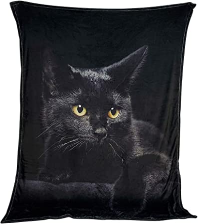 Blanket with black cat online