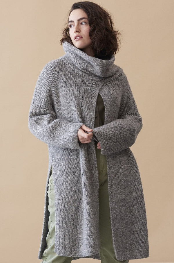 Strickjacke mit Sky Concept Wolle von Katia stricken - Beemohr
