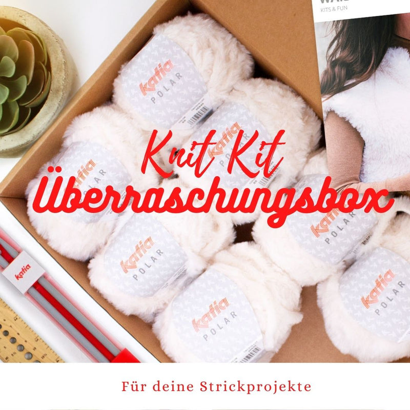 Überraschung: Strickbox mit Wolle & Strickanleitung - Beemohr