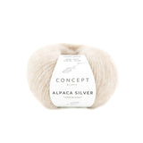 KNIT KIT: Pullover mit Schleifen gestrickt aus weichem Alpaca Silver von Katia - Beemohr