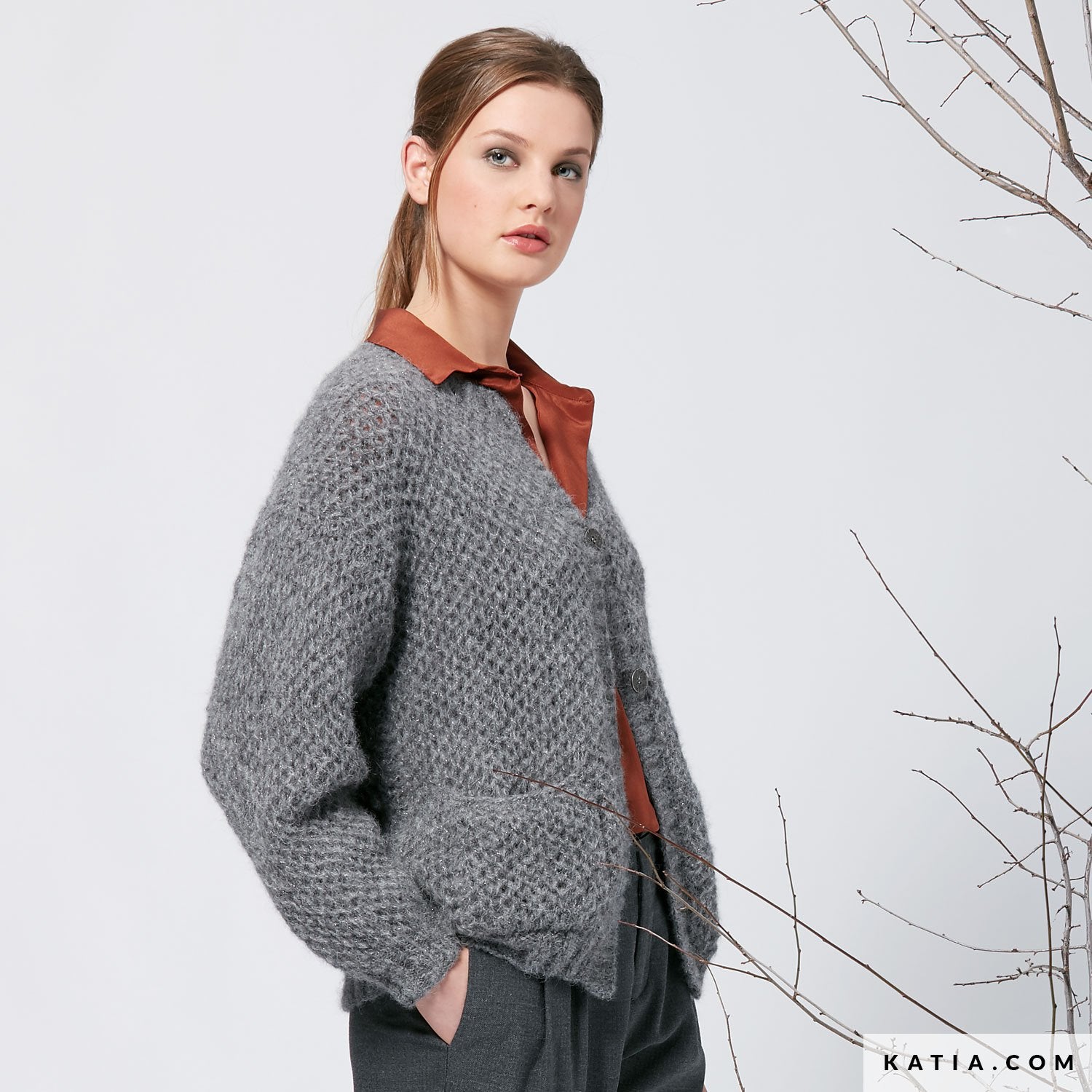 Concept Alpaca Silver von Katia zum Stricken - Beemohr