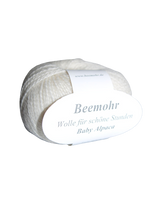 Baby Alpaka Wolle von Beemohr creme