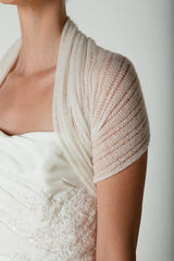 Braut Lace Stola Strickanleitung für ihren Brautschal in schönem Lochmuster für ihre Hochzeit - Beemohr