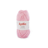 Capri Wolle aus Baumwolle rosa wollshop