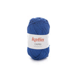 Capri Wolle aus Baumwolle königs blau