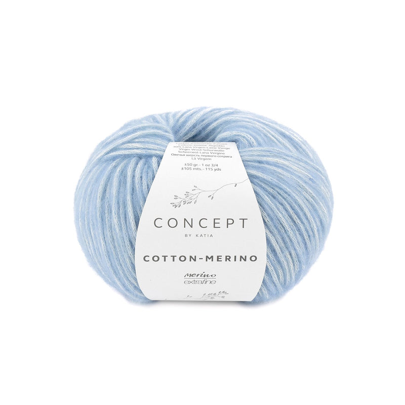 DIY tief ausgeschnittener Pullover mit Cotton Merino stricken - Beemohr