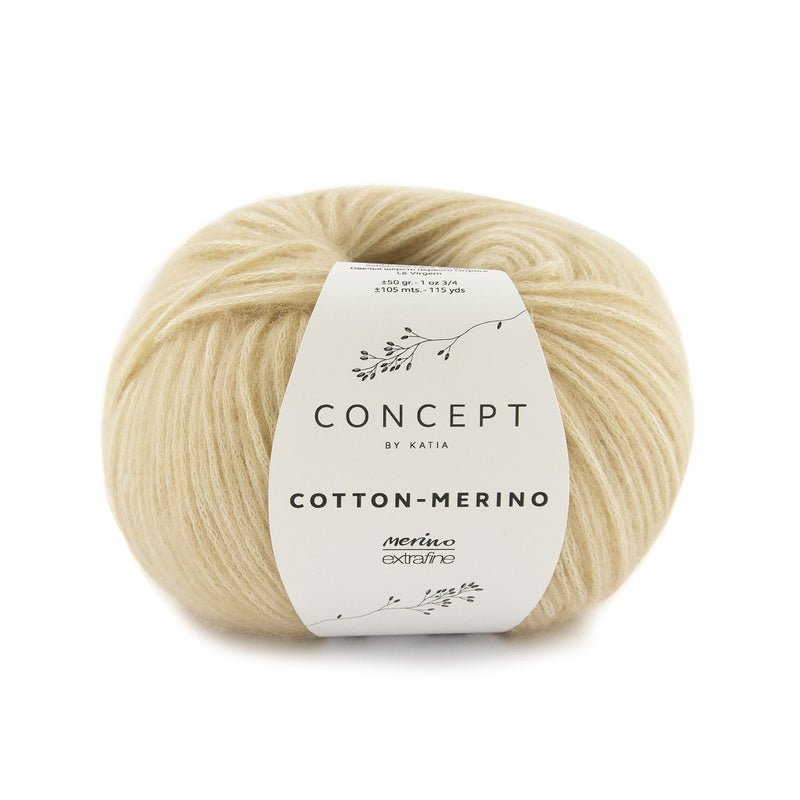 Cotton Merino mittelbeige 136