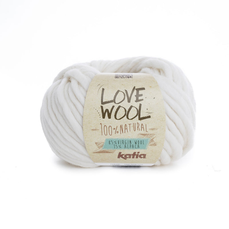 Love Wool dicke Wolle aus natürlichem Garn von KATIA - Beemohr